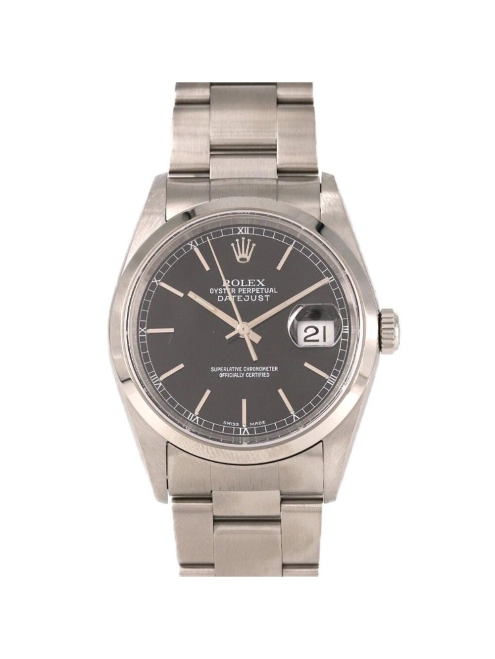 Rolex Datejust SS Automatic Winding Number Watch